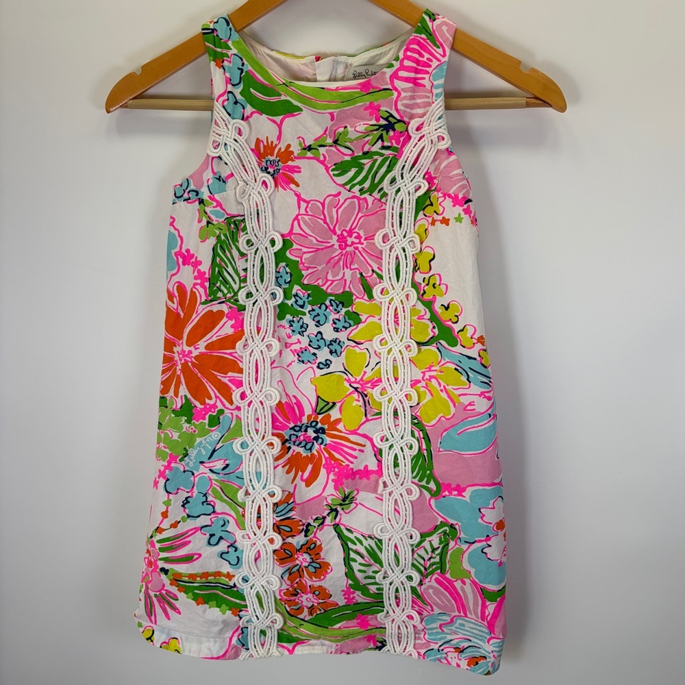 Lilly Pulitzer X Target Girls M (7/8) Posey‎ Shift Dress 20th Anniversary